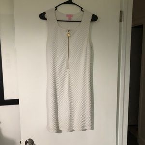 Lilly Pulitzer white shift dress size M